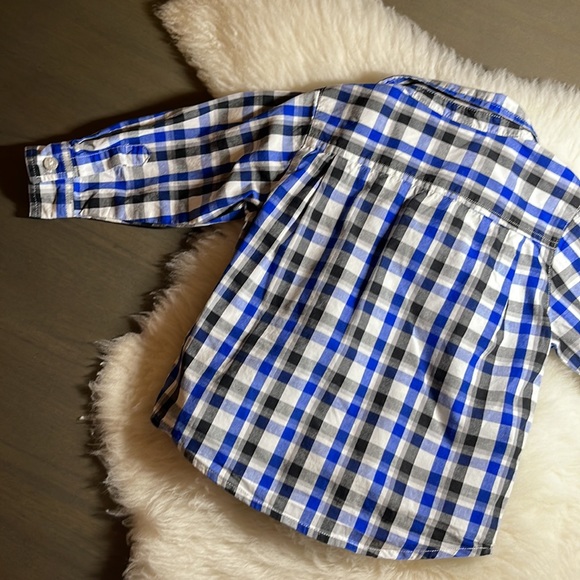 Calvin Klein Jeans, Boy’s Plaid Button Down Shirt - Picture 7 of 14